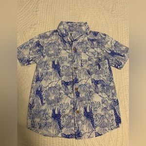 Carter’s boys shirt sleeve button down shirt